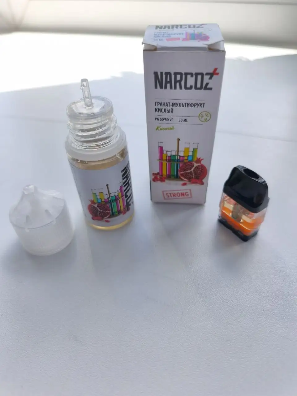 Продам жижу Narcoz гранат+мультифрукт 20мг и картридж - Электронные сигареты и жидкости (Электроника) в Ярославль