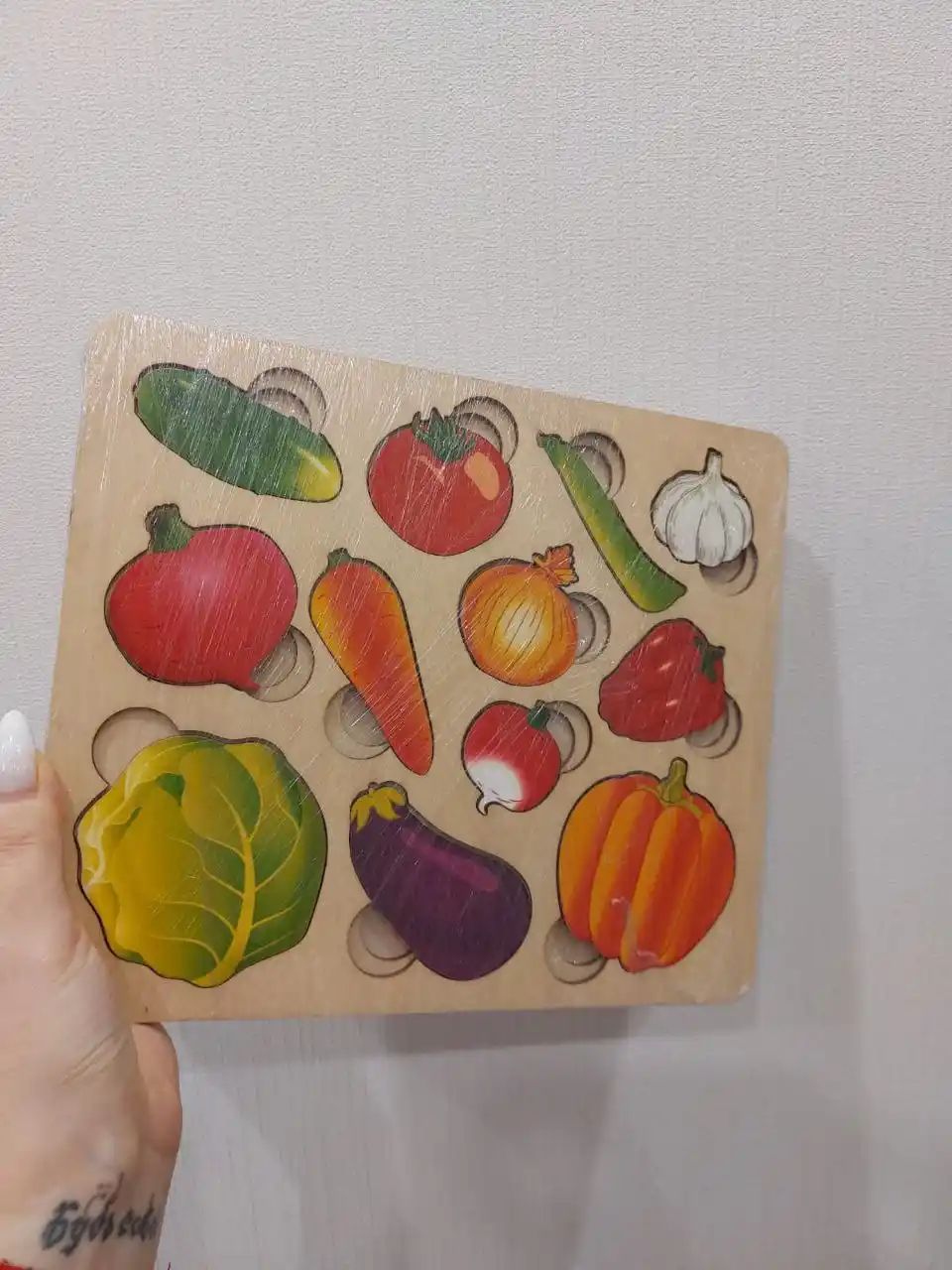 Пазлы животные и овощи