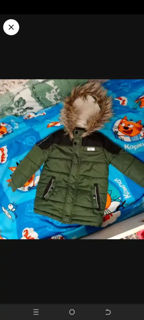 Зимняя куртка на мальчика размер 116