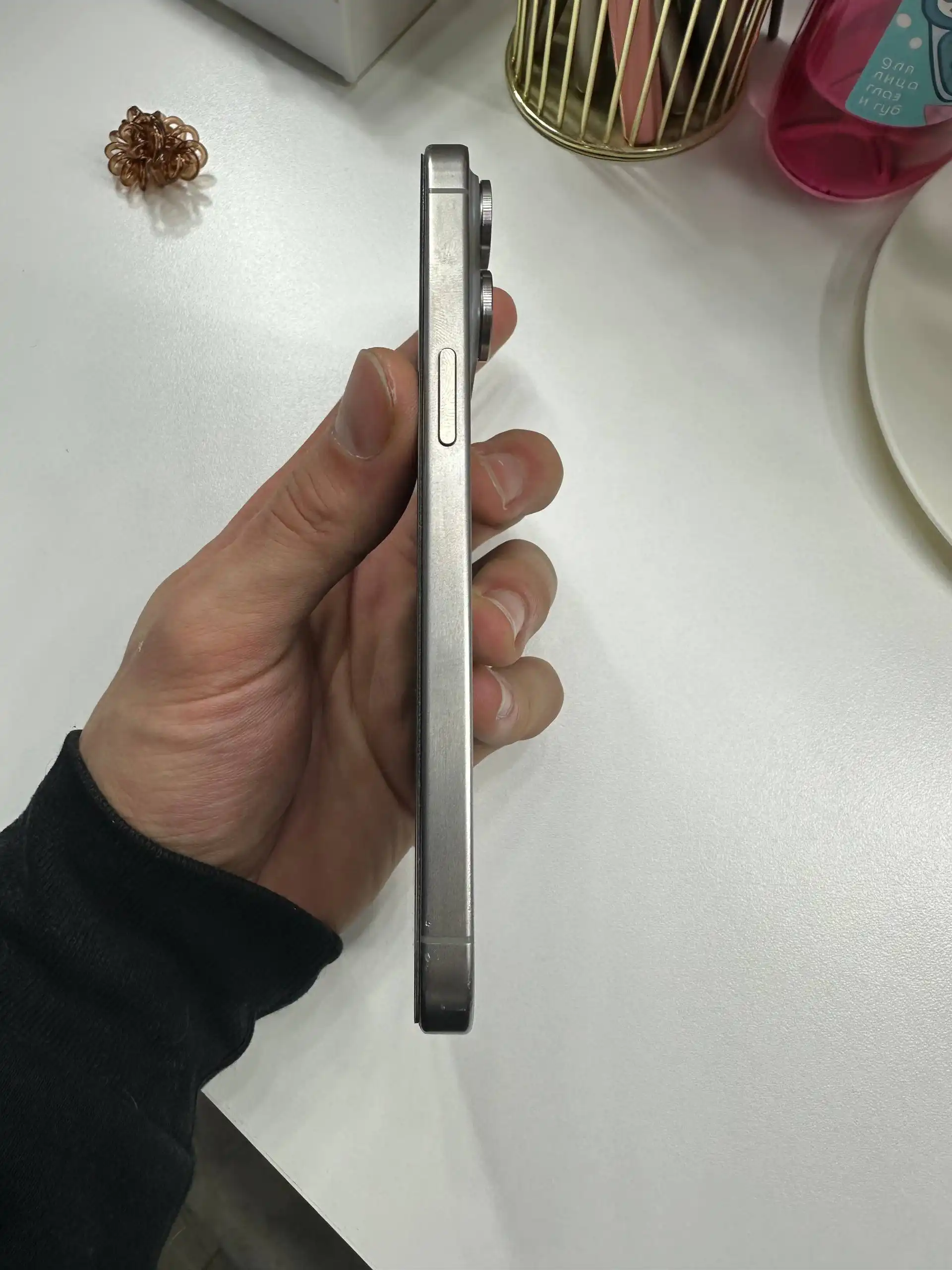 iPhone 15 Pro Max 256gb Natural Titan с заменой дисплея и аккумулятора