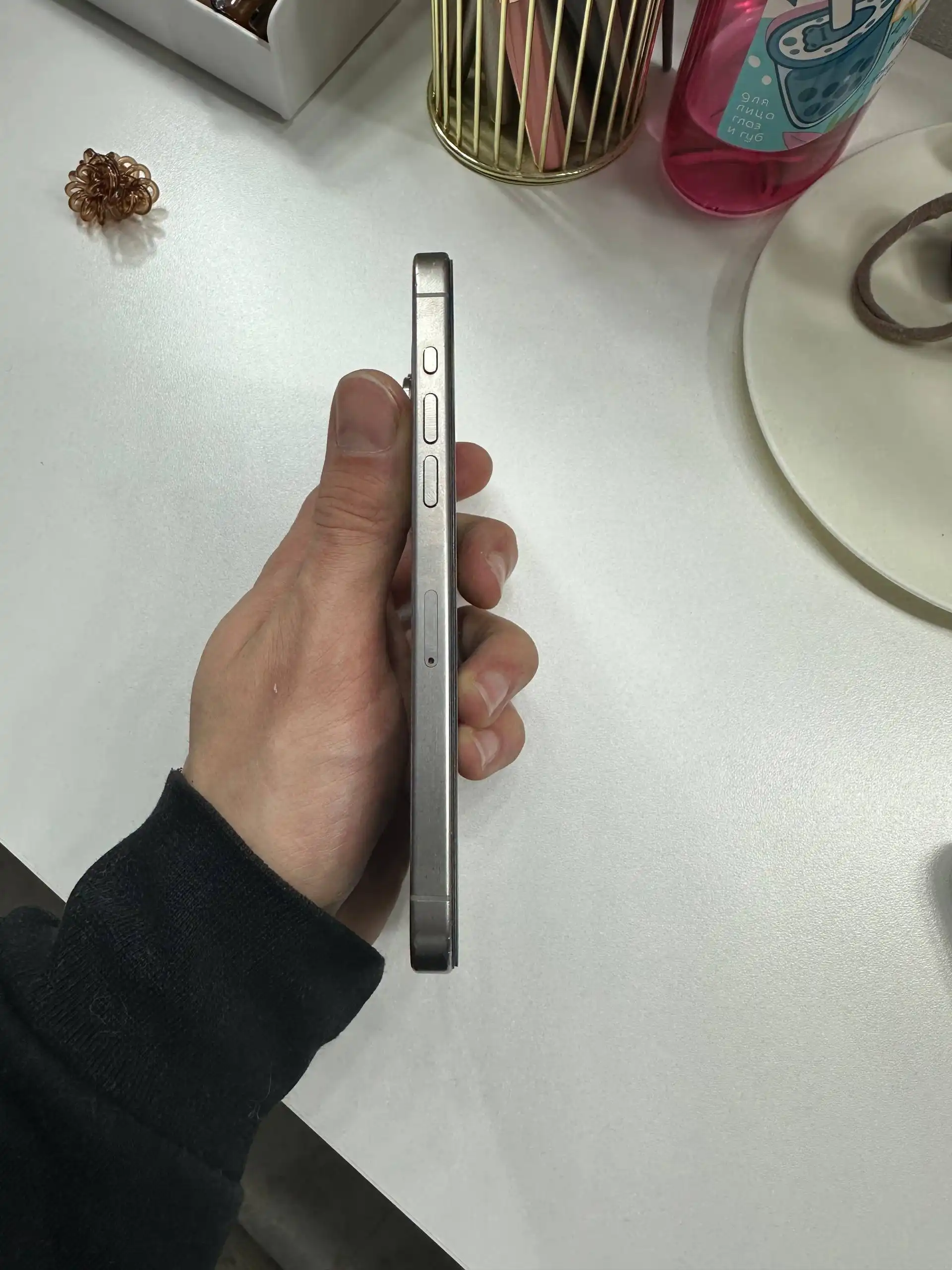 iPhone 15 Pro Max 256gb Natural Titan с заменой дисплея и аккумулятора