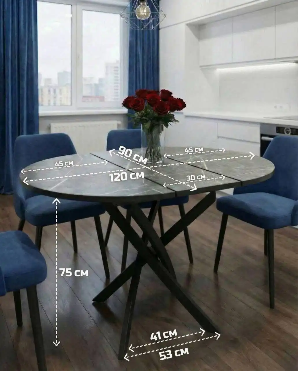 Раздвижные столы от производителя с матовым и глянцевым покрытием