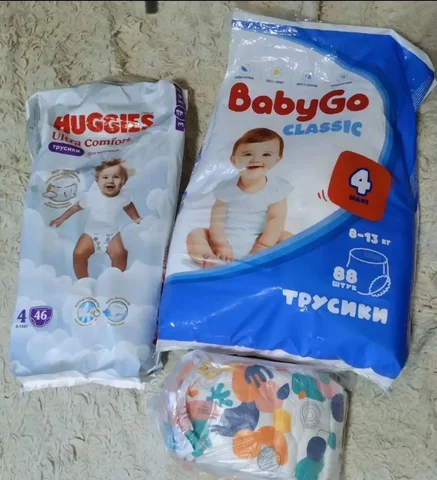 Подгузники размер 4 (Baby Go, Haggis) - частное объявление в Пенза