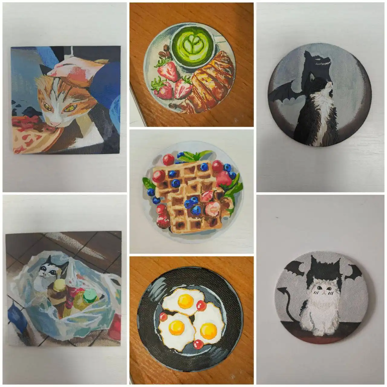 Магниты на заказ с росписью