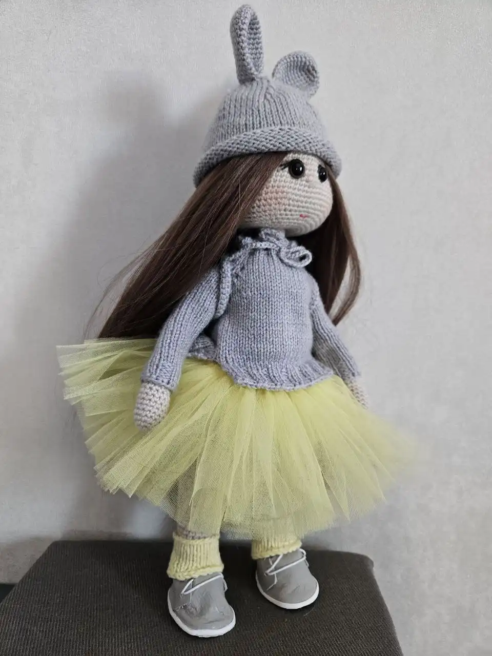 Вязаная кукла ручной работы с комплектом одежды - Рукоделие (Хобби и отдых) в Пенза