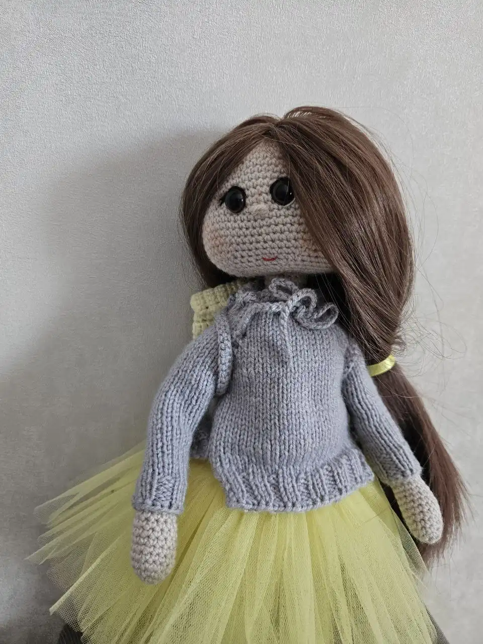 Вязаная кукла ручной работы с комплектом одежды - Рукоделие (Хобби и отдых) в Пенза