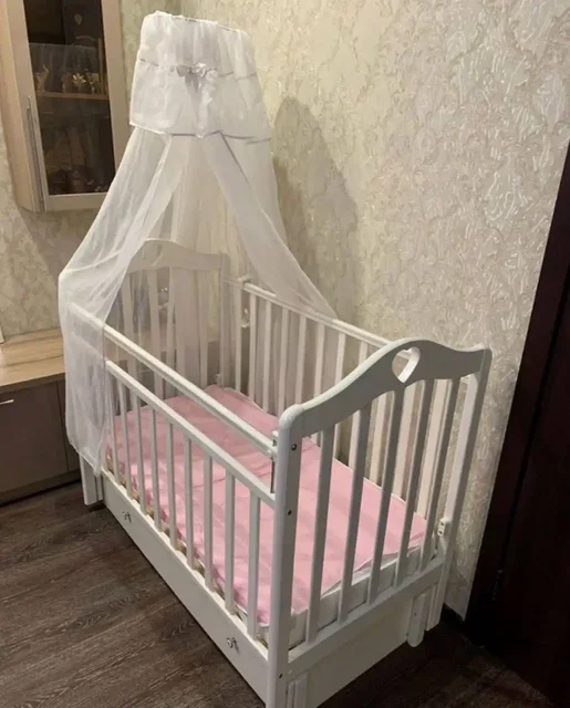 Детская кроватка Антел Алита-4/6 с маятником и матрасом - Товары для детей в Пенза