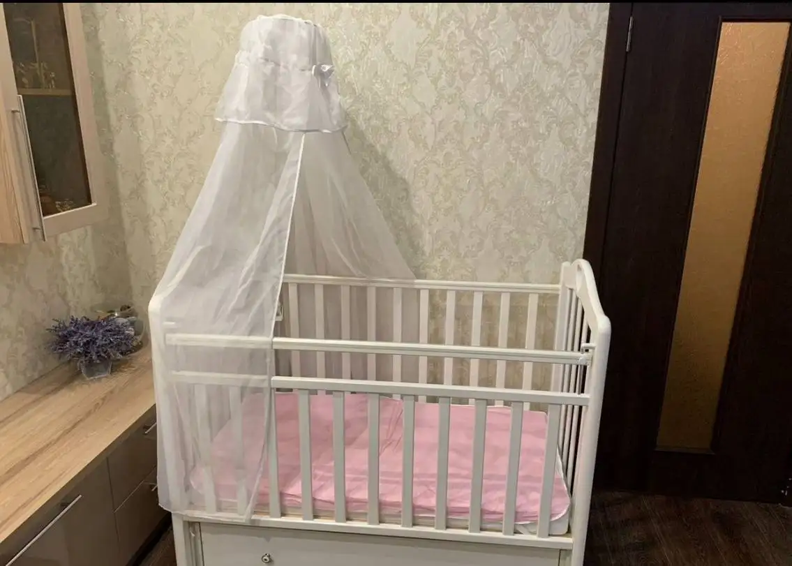 Детская кроватка с маятником и ящиком - Детская мебель (Товары для детей) в Пенза