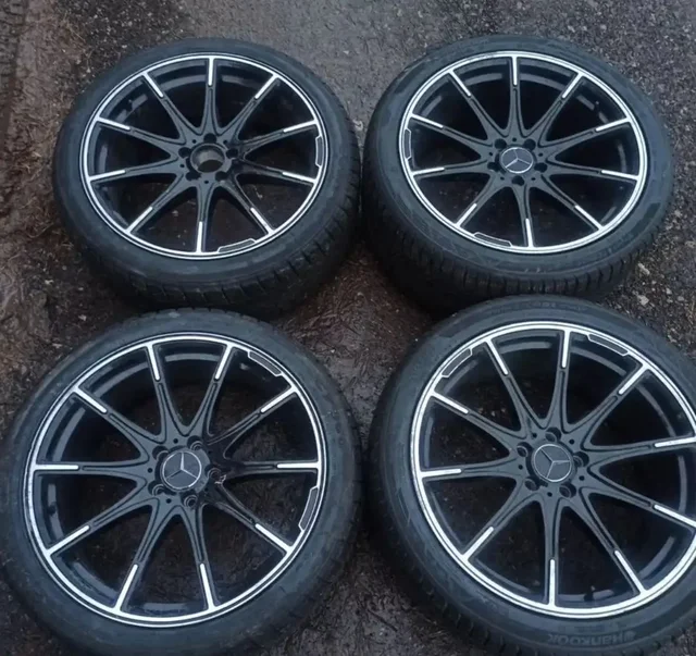 Продам комплект разномарочных литых дисков на зимней резине - Автомасла и жидкости в Челябинск