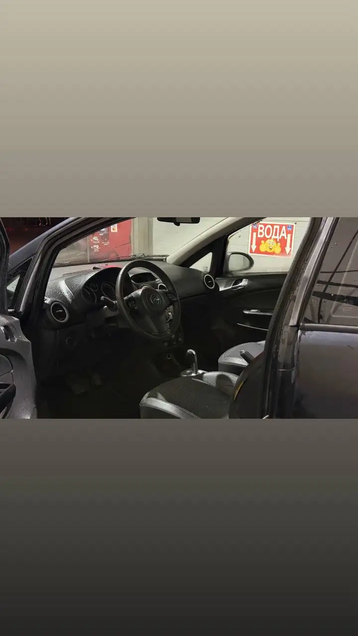 Opel Corsa 2007, матовый черный - Легковые автомобили (Авто) в Челябинск