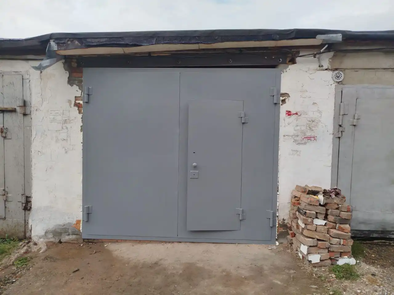Гаражные распашные ворота с калиткой по индивидуальным размерам - Для дома и дачи в Кемерово