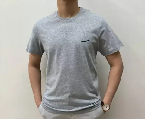 Универсальная серая футболка с логотипом - Пижамы в Хабаровск