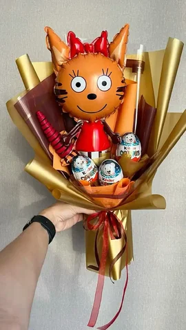 Букеты и фигуры из шаров с конфетами - Аквариумистика в Хабаровск