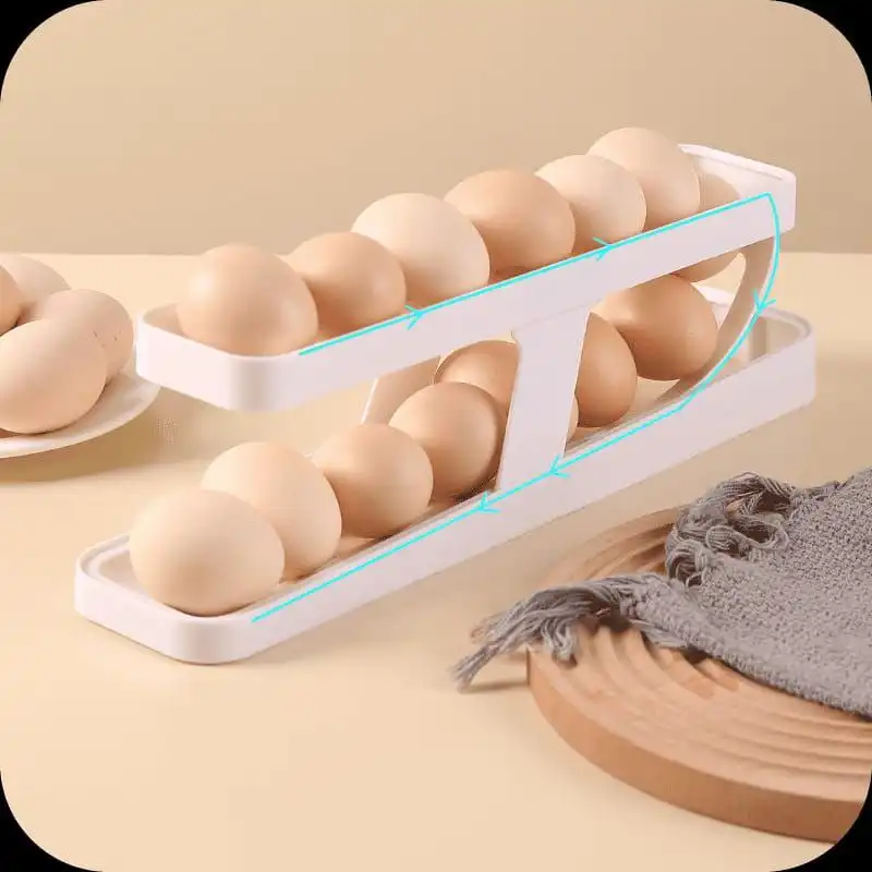 Стеллаж для яиц с автоматическим подкатом