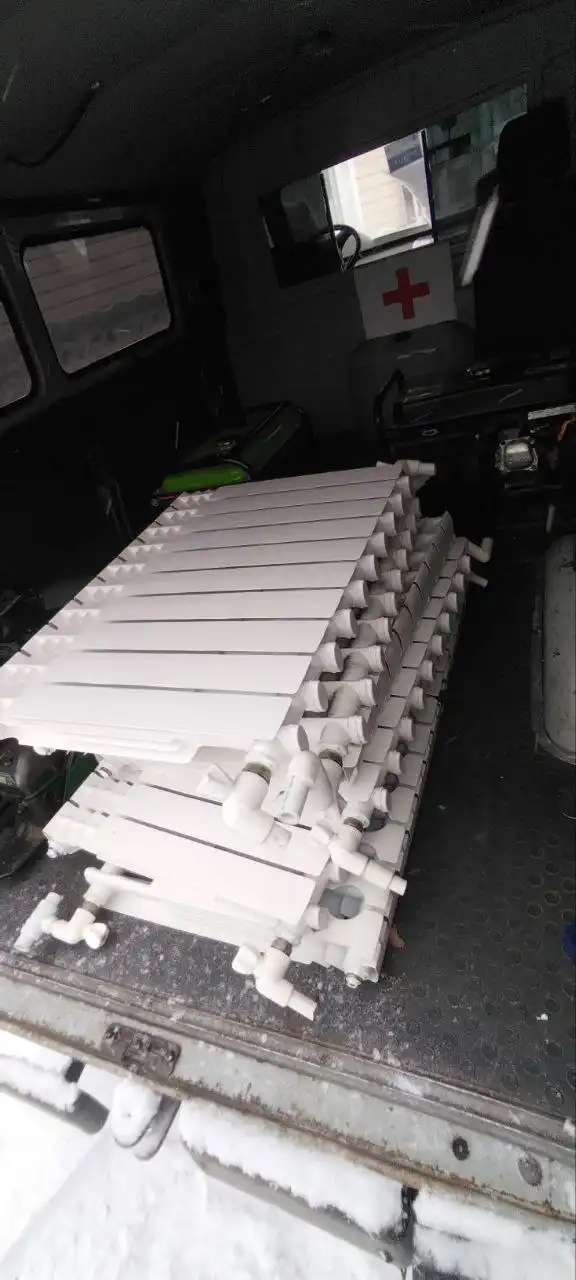 Продажа алюминиевых радиаторов б/у