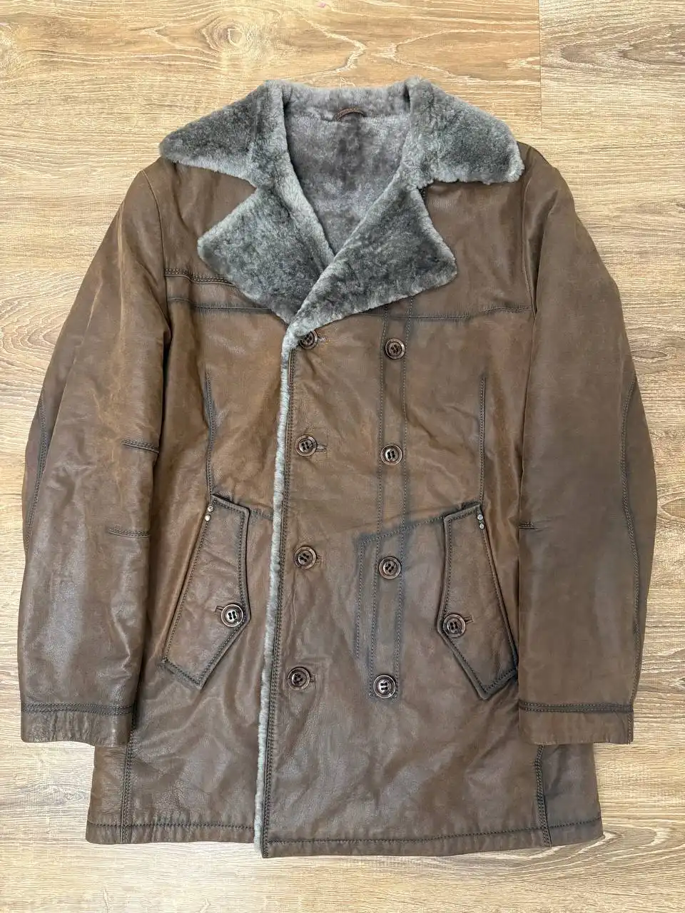 Продажа дубленки натуральный мех размер 52