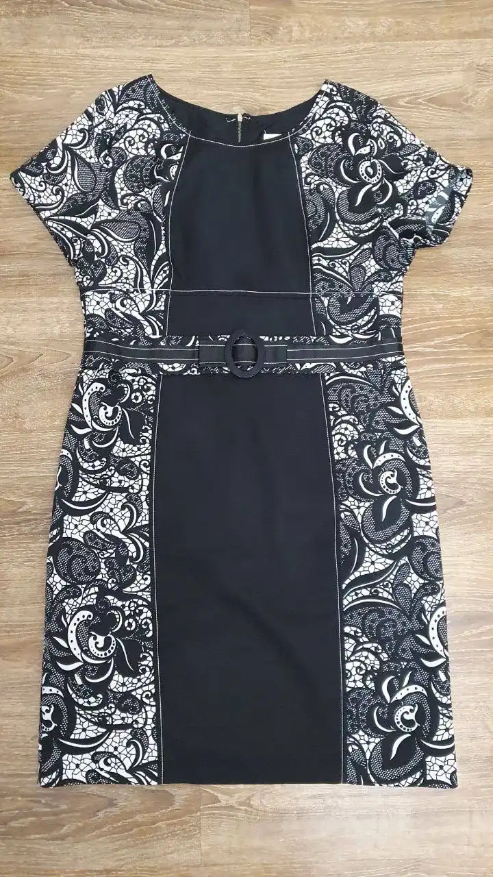 Офисное платье с подкладкой 48 размер