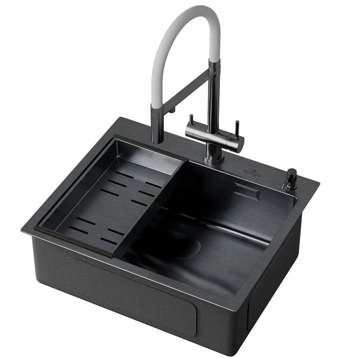 Коландер для кухонной мойки PVD Графит