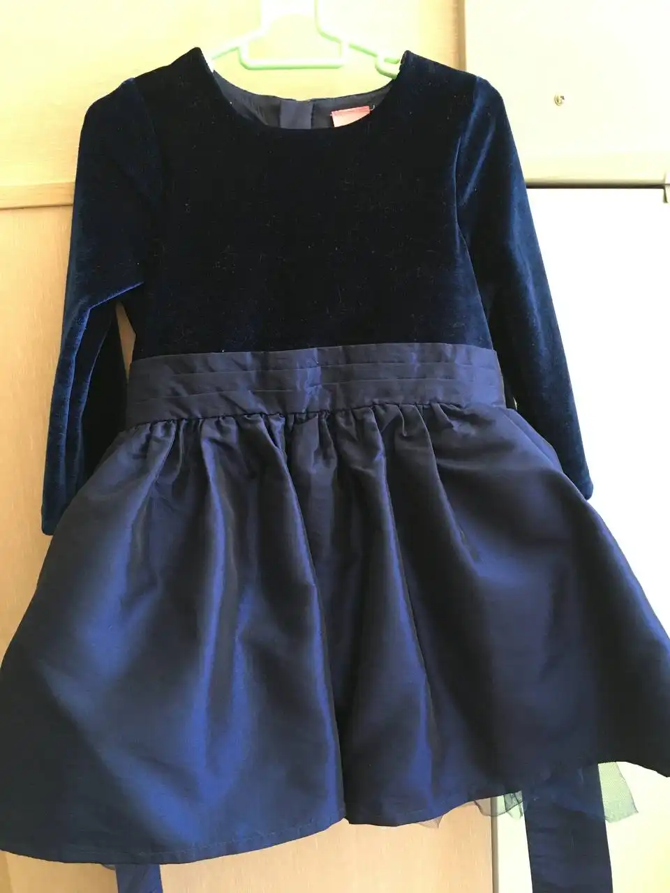 Синее платье для девочки рост 86