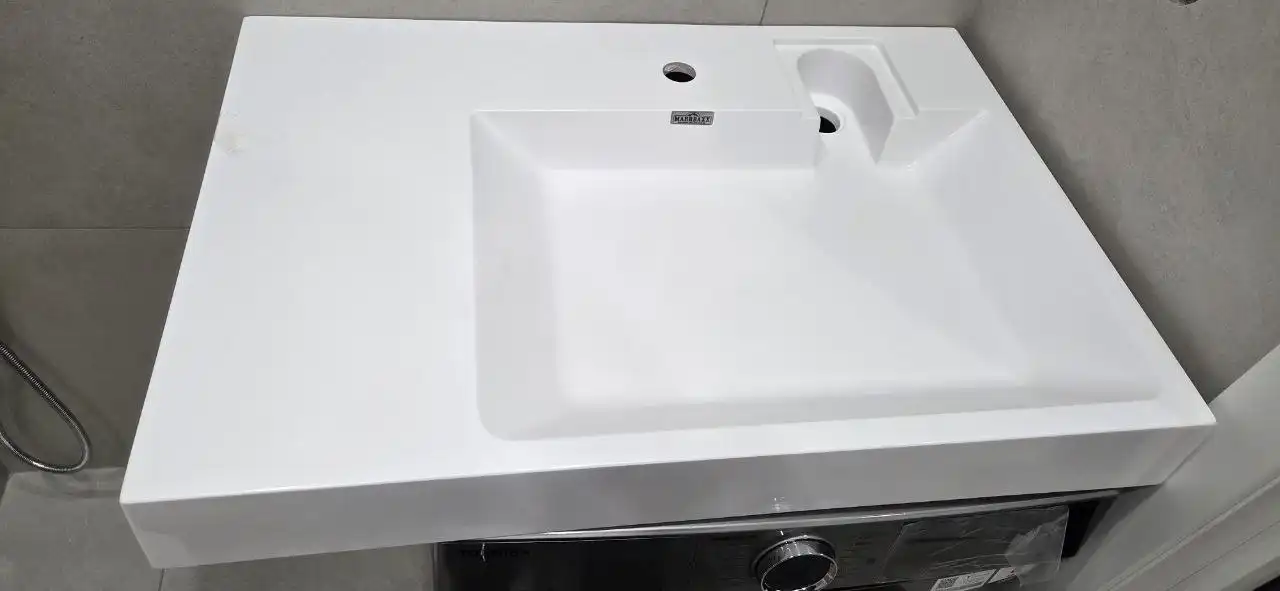 Раковина из искусственного камня 80×55 новая