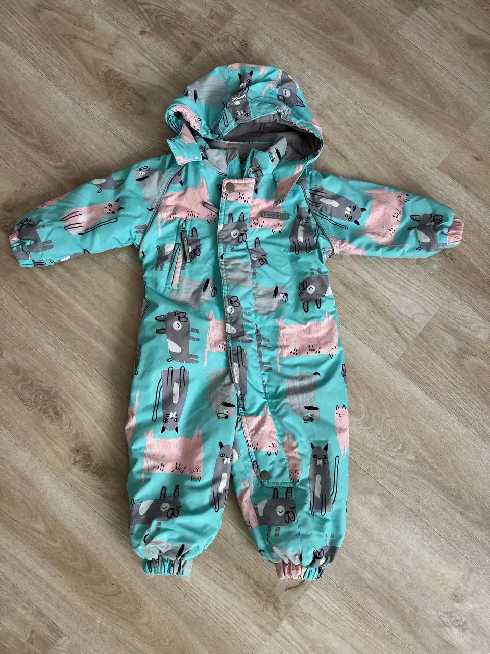 Продам демисезонный комбинезон Crockid размер 80-86
