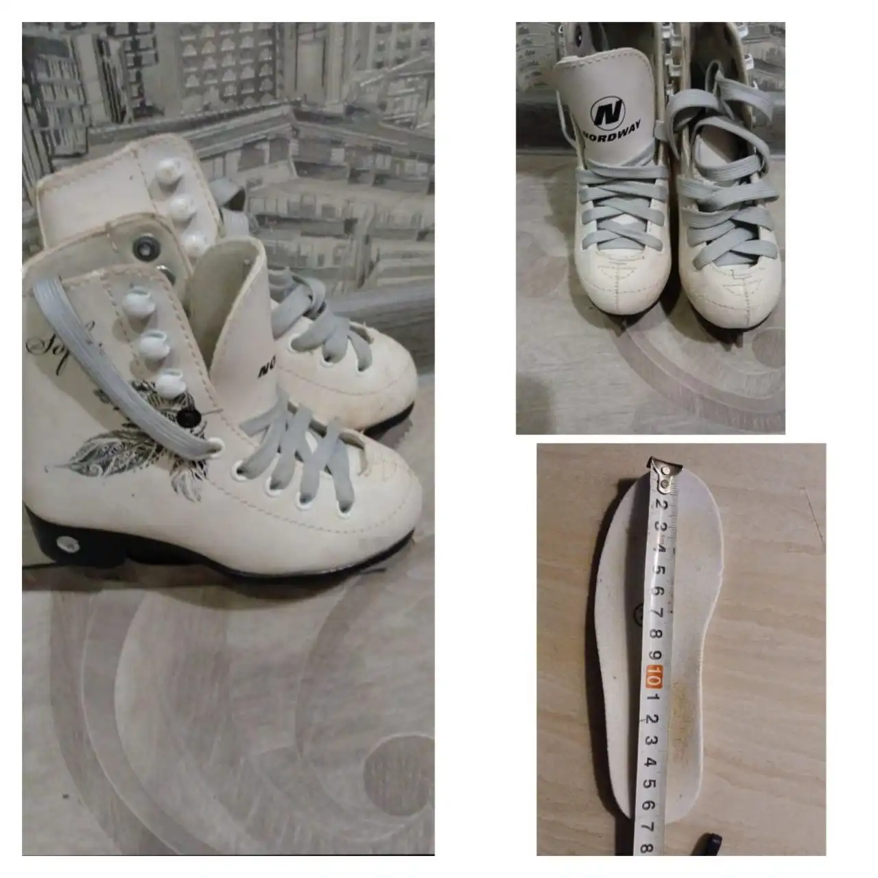 Фигурные коньки новые размер 27
