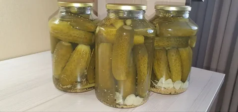 Продам консервированные огурцы 2 л - Барахолка в Южно-Сахалинск