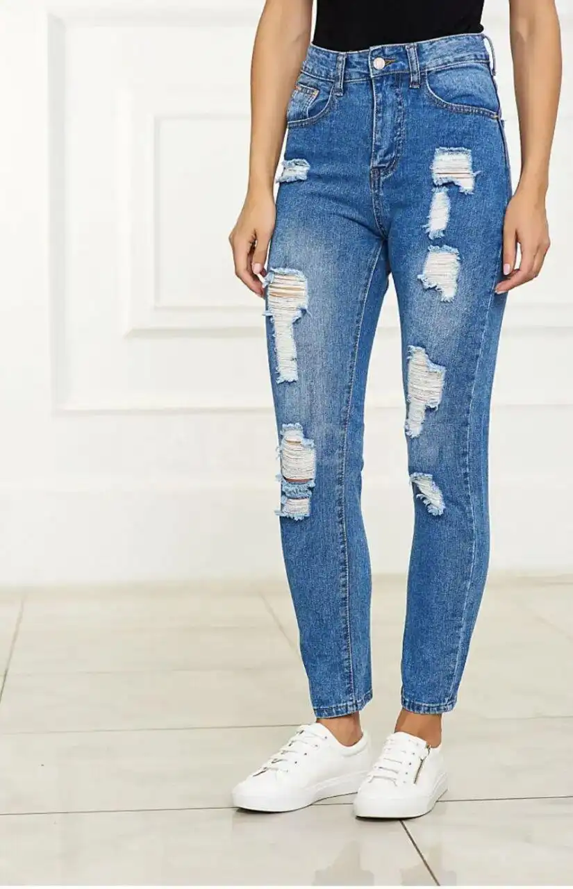 Новые рванные джинсы Abby размер 42 - Джинсы (Одежда) в Южно-Сахалинск