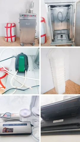 Термо-дымовая камера Hobbi Smoke, вакуумный упаковщик Redmond и пластиковые куботейнеры - Детские площадки в Южно-Сахалинск