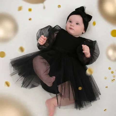 Маленькое черное платье для принцессы с повязкой - Парикмахерские услуги и товары в Южно-Сахалинск