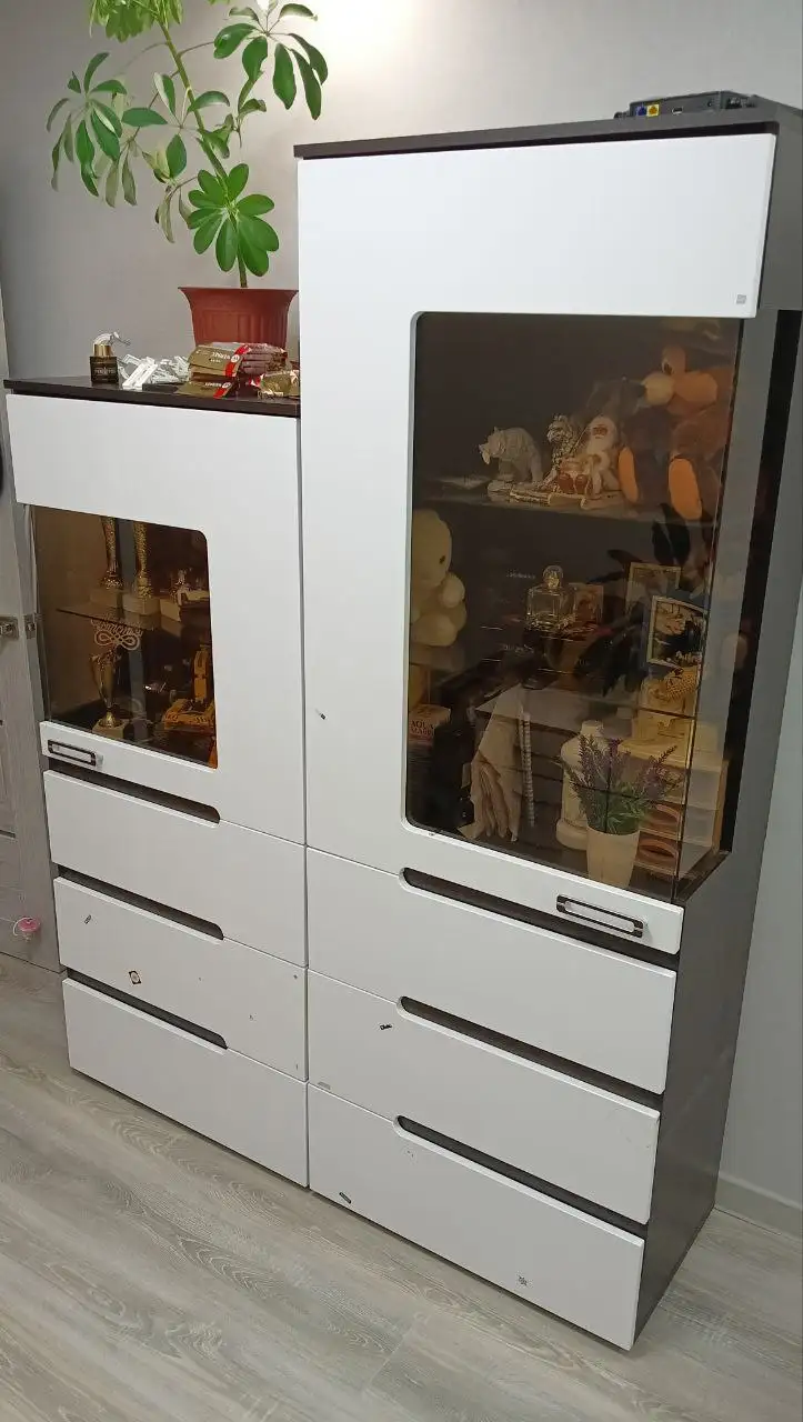 Шкаф-стеллаж с выдвижными ящиками, комплект 2шт. - Мебель (Для дома и дачи) в Южно-Сахалинск