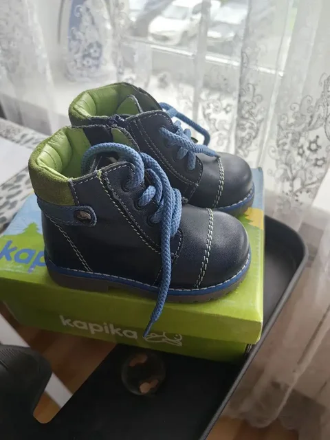 Ботинки из натуральной кожи, размер 20 - Верхняя одежда, обувь, джинсы в Южно-Сахалинск