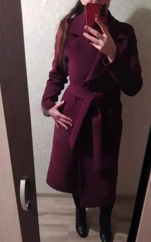 Продам теплое пальто на высокий рост размер 46 - Косметика для волос в Южно-Сахалинск