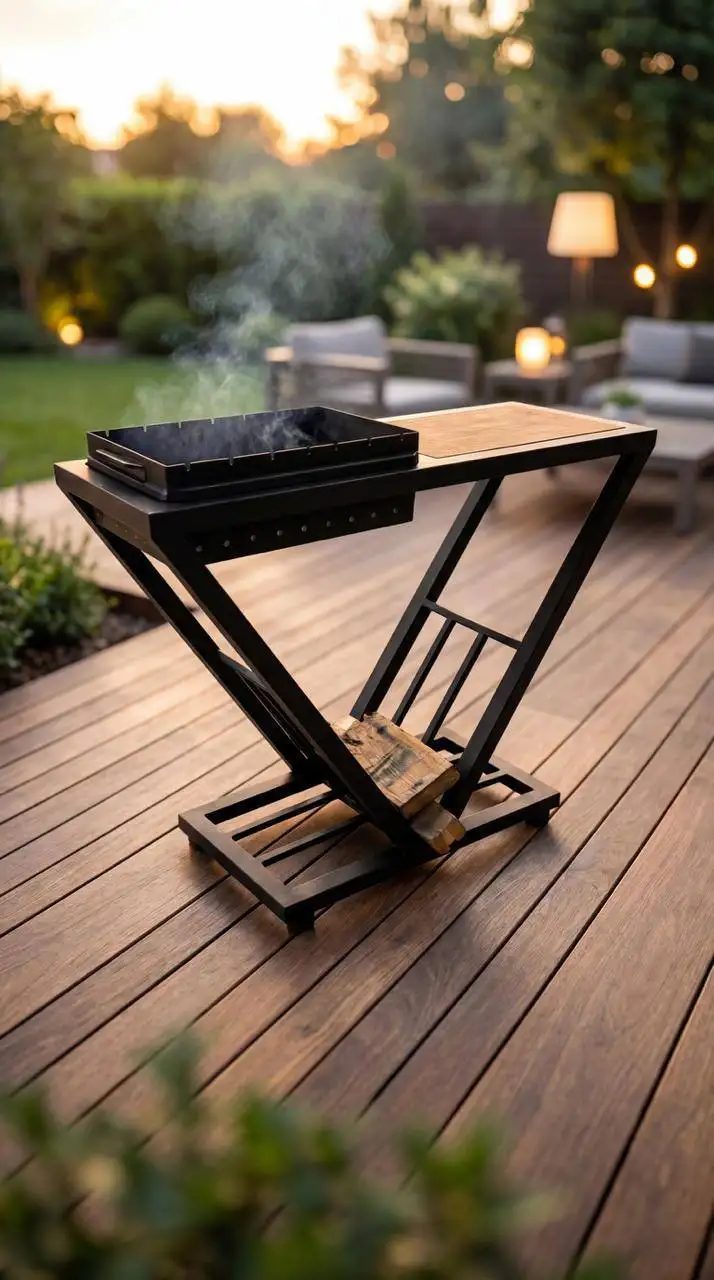 Продажа мангала с керамогранитным столом - Садовый инвентарь (Для дома и дачи) в Южно-Сахалинск