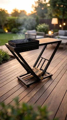 Продажа мангала с керамогранитным столом - Садовый инвентарь в Южно-Сахалинск