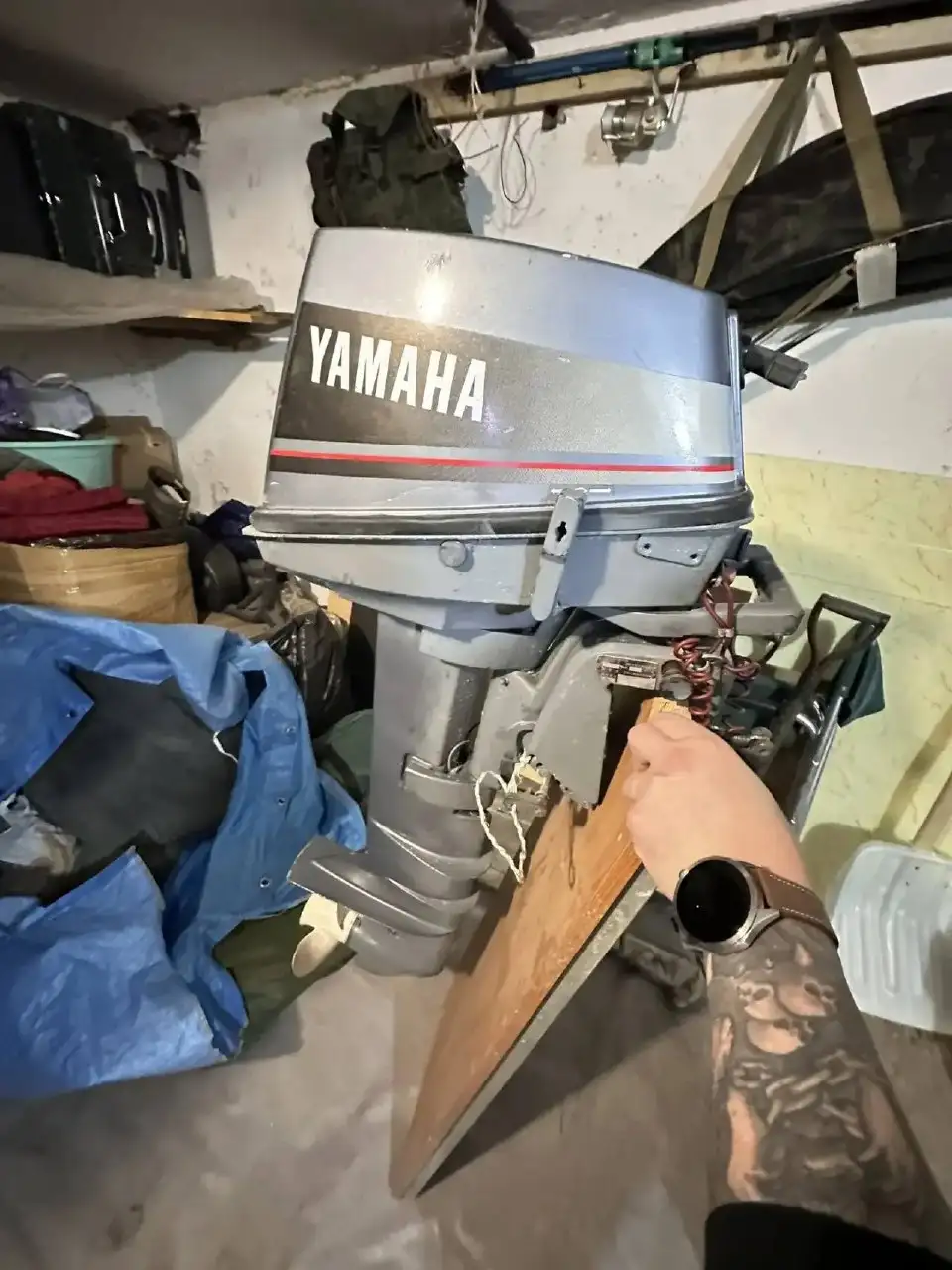 Продам лодку надувную Аква 3600НДНД и мотор Yamaha 8 л.с. - Водный транспорт (Хобби и отдых) в Южно-Сахалинск