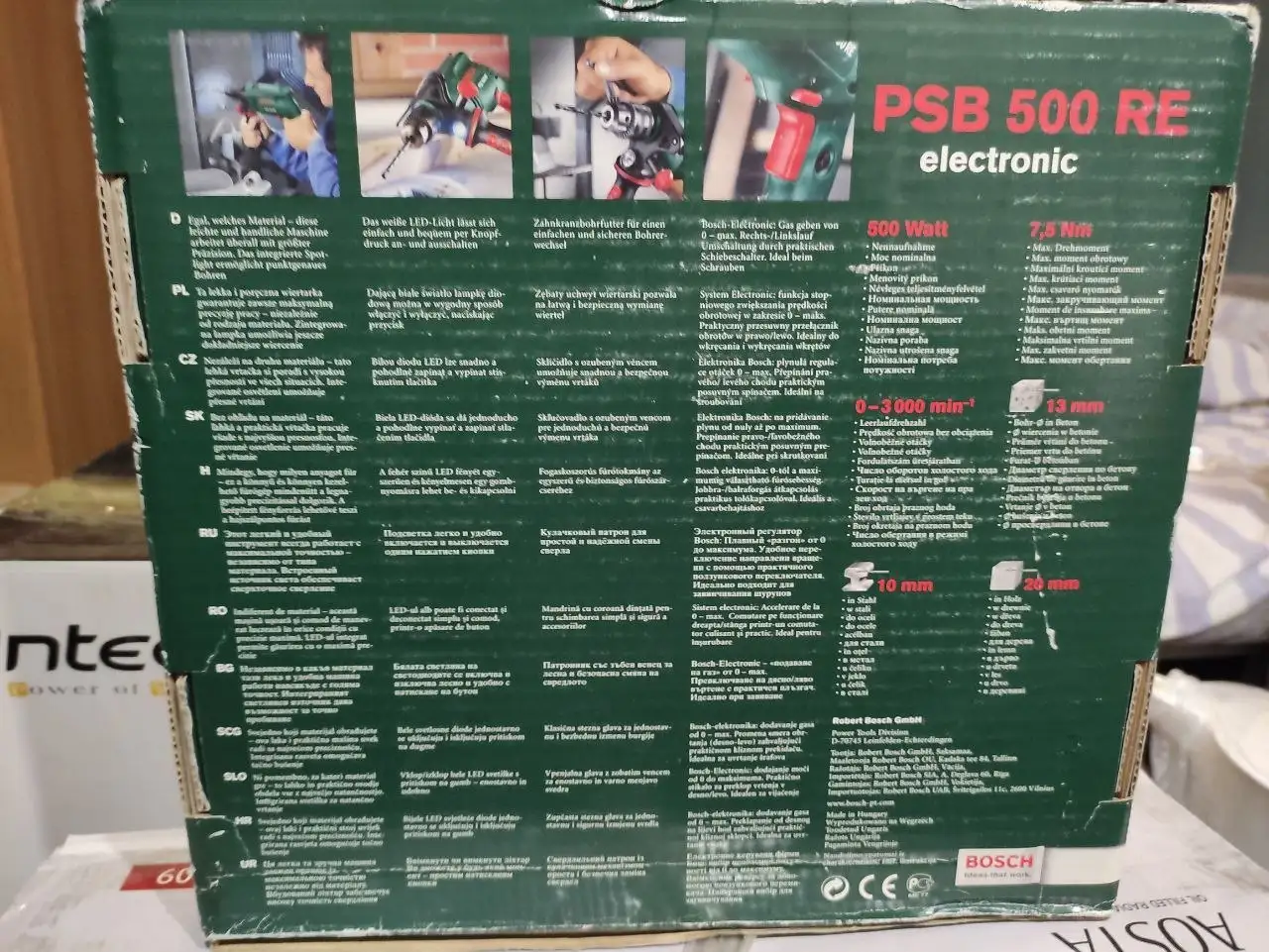 Продам новую дрель Bosch PSB 500 RE - Инструменты (Электроника) в Южно-Сахалинск