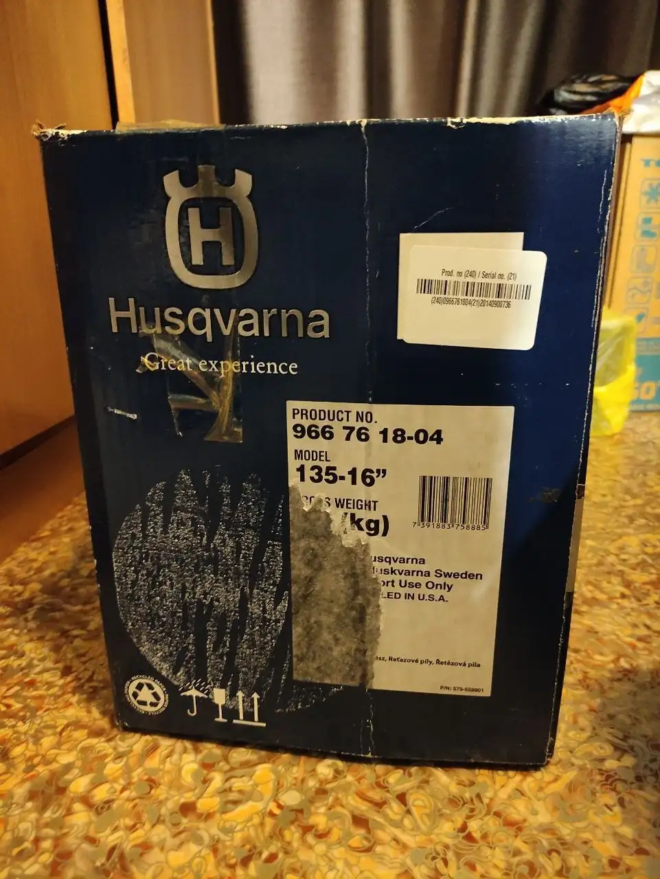 Бензопила Husqvarna 135-16 с маслом и цепями - Инструменты (Для дома и дачи) в Южно-Сахалинск