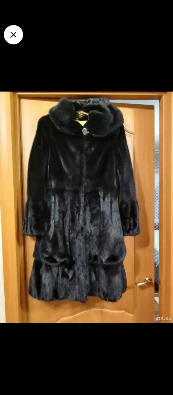 Продам норковую шубу натуральный мех размер 46