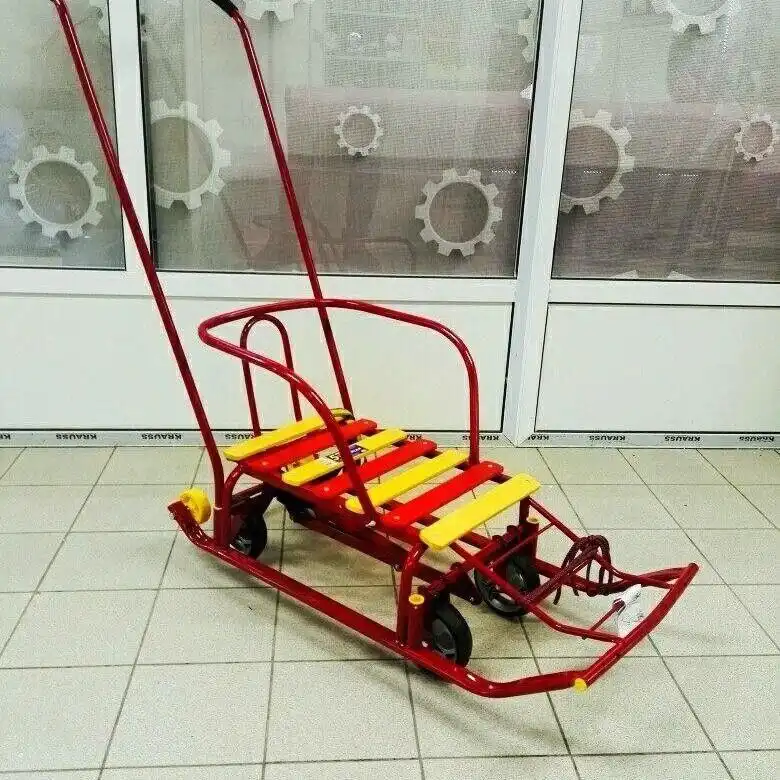 Продам новые санки на колёсах