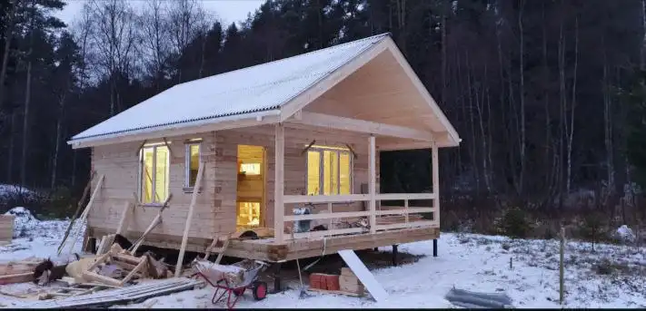 Бани и домики из бруса под ключ с установкой за день