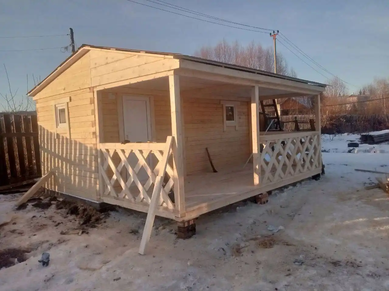 Бани и домики из бруса под ключ с установкой за день