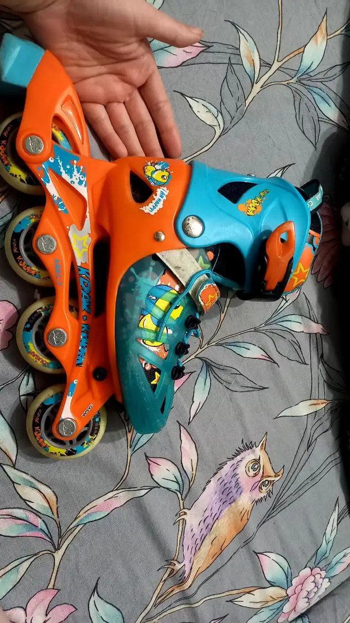 Роликовые коньки 29-33 размер с защитой