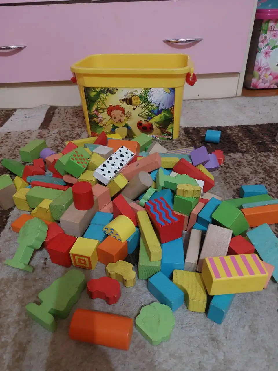 Три деревянных конструктора, 150 деталей - Игрушки (Барахолка) в Минусинск