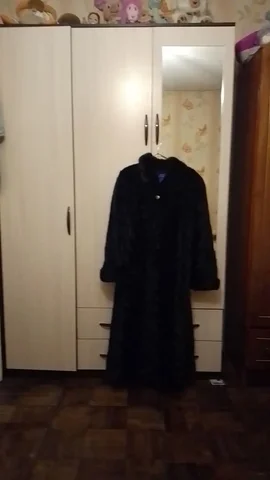 Норковая шуба новая рисунок ёлочка - Мужская и женская одежда и обувь в Минусинск