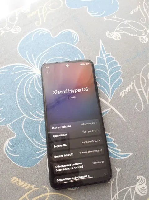 Redmi Note 10s 6/128 с трещиной на крышке - Электроника в Минусинск
