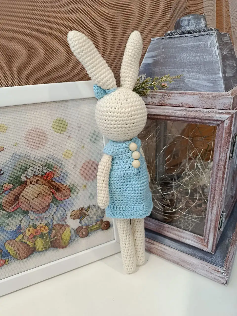 Вязаный крючком зайчик ручной работы - Рукоделие (Хобби и отдых) в Минусинск