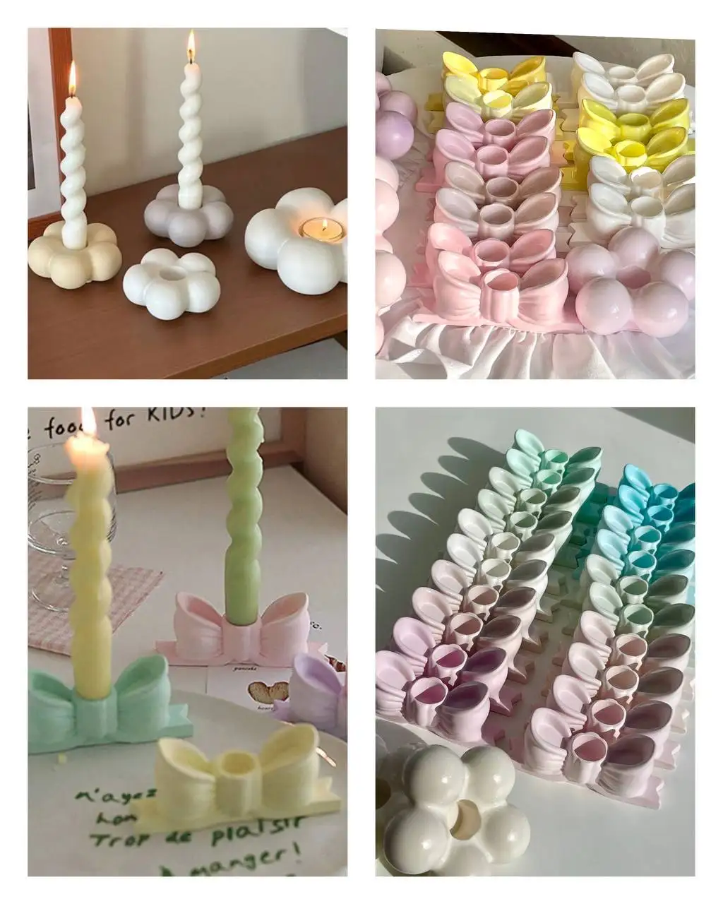 Подсвечники из гипса ручной работы - Ручная работа (Барахолка) в Абакан