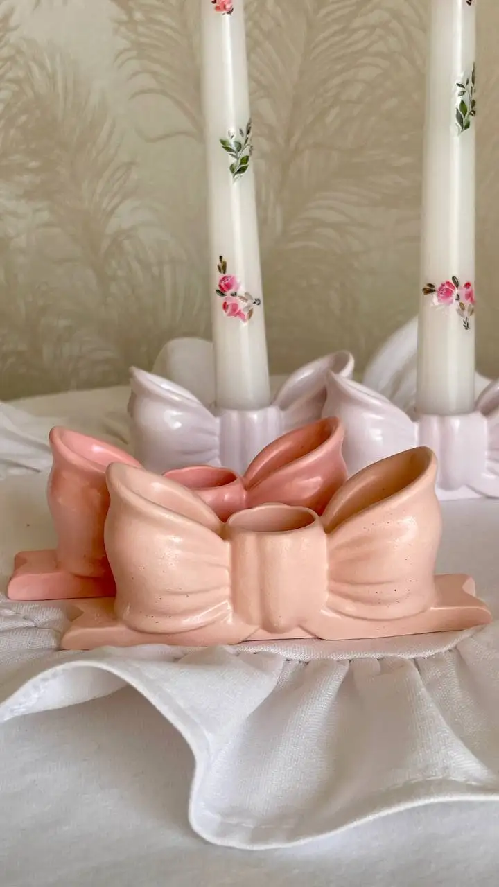 Подсвечники из гипса с лаком и открыткой - Рукоделие и творчество (Хобби и отдых) в Абакан