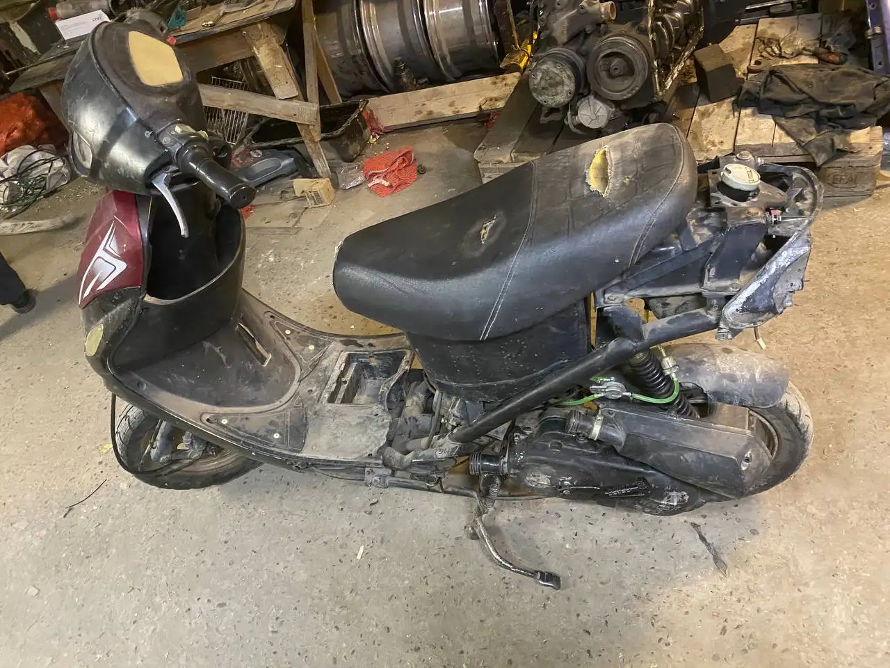 Продам скутер рейсер метеор 80 куб в плохом состоянии - Барахолка в Минусинск